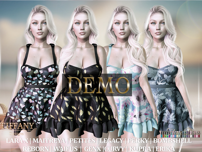 ::TD:: Flory Dress [Mesh] DEMO + Lara X