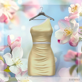 Yellow White Dress LaraX