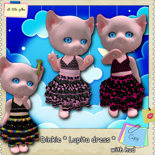 Dinkie * lupita dress with hud