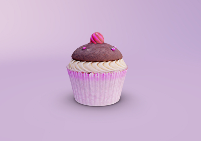 Animated Edible Cupcake
