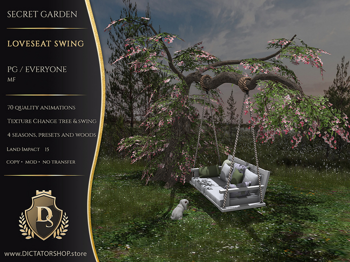 [Ds] Secret Garden - Loveseat Swing Rezzer PG