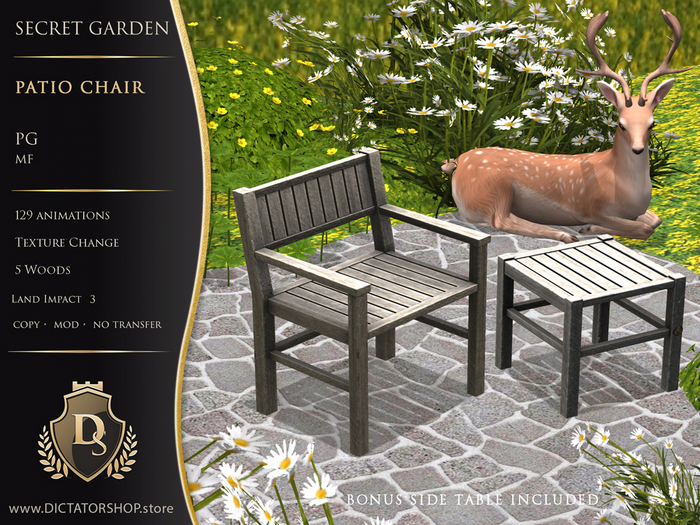 [Ds] Secret Garden - Patio Chair PG