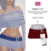 [ADD] Anami Skirt - Red