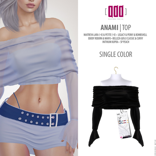 [ADD] Anami Top - Black