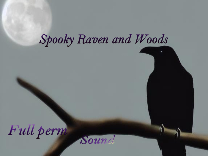 Bunny's Sounds-Spooky Raven and Woods-Halloween full perm sound