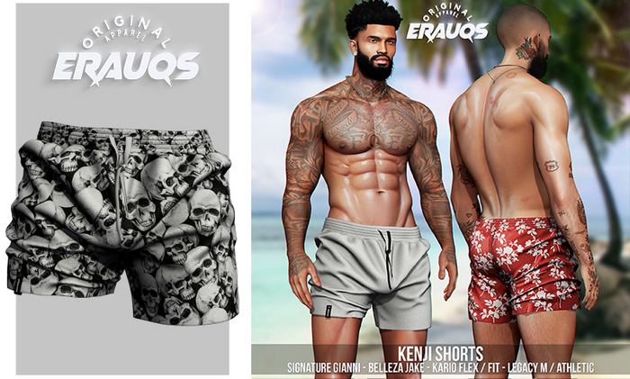 [ ERAUQS ] - Kenji Shorts - 09