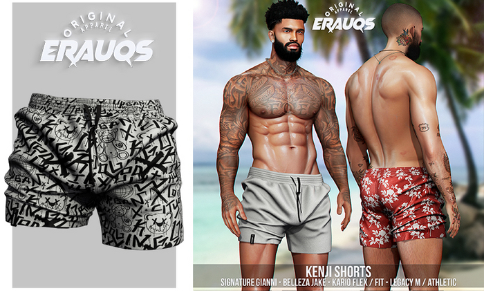 [ ERAUQS ] - Kenji Shorts - 11