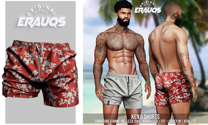 [ ERAUQS ] - Kenji Shorts - 12
