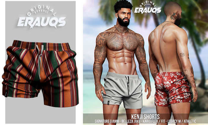 [ ERAUQS ] - Kenji Shorts - 14