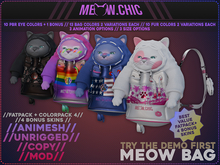 //Meow.CHIC// Meow Bag - Animesh FATPACK 