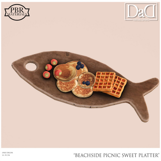 DaD - Beachside Picnic Sweet Platter- PBR  
