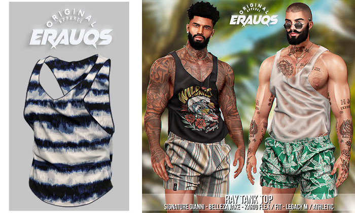 [ ERAUQS ] - Ray Tank Top - 21