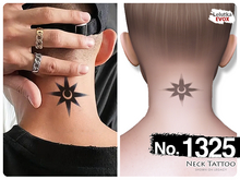 (Neck Tattoo) No.1325