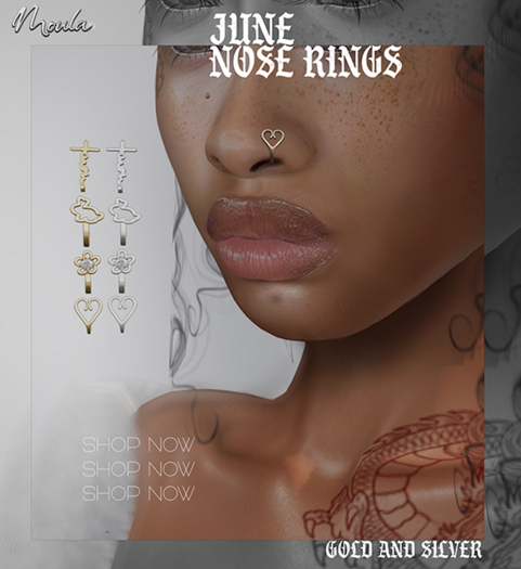 Moula. June Nose Rings *Fatpack*