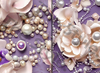 Second Life Marketplace - Luxury Violet, Bridal, Pearl, Flower, texture ...