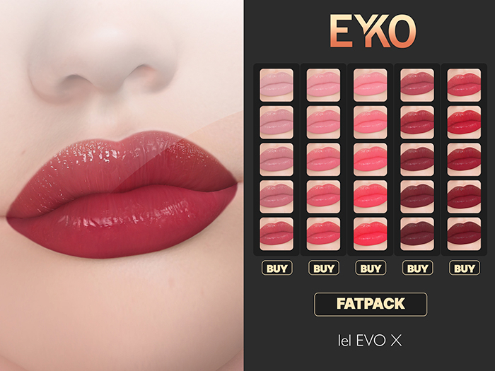 [EYKO] LIPS NYX RED FATPACK - EVOX
