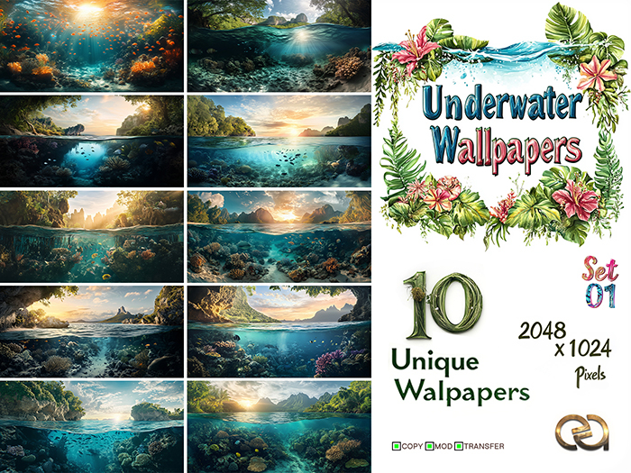 EA Design ♦ Underwater Wallpapers - Set 01