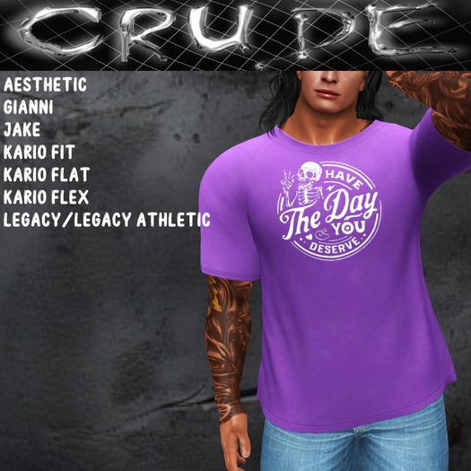 Have the day you deserve Men's T-Shirt (MCT)  <Wear Me>