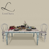 LouChara Darya Dining Table and Chair