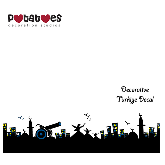 Potatoes Decoration - Turkiye Decal