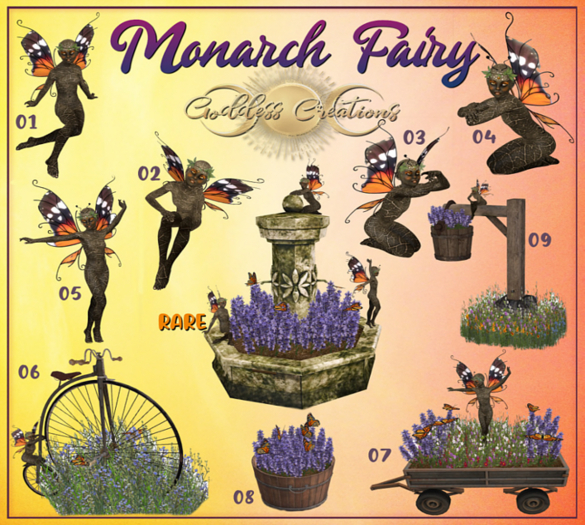 31 )O( GC: Monarch Fairy Set RARE