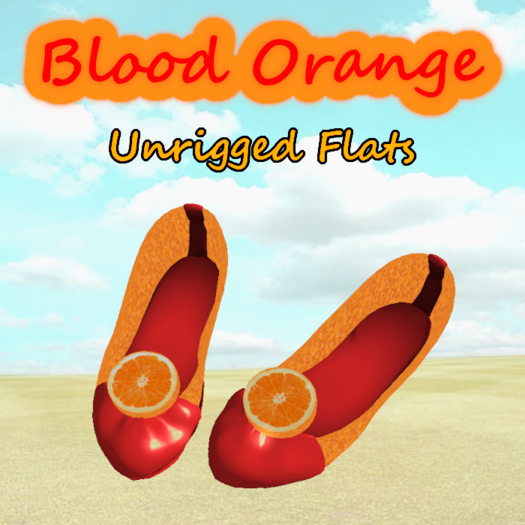 Blood Orange flats
