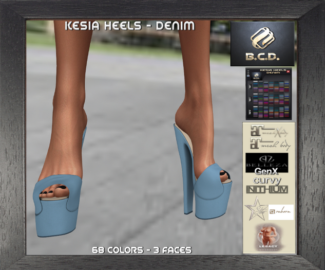 BCD Kesia Heels Denim DEMO