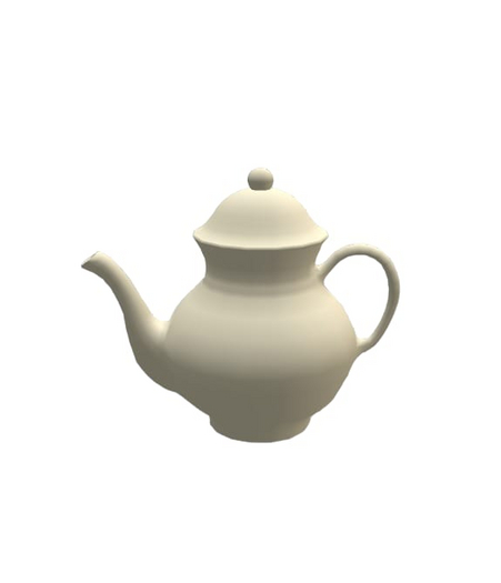 Teapot  Porcelain