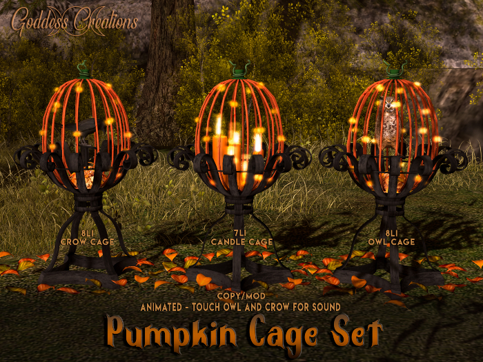 )O( GC: Pumpkin Cage Set 