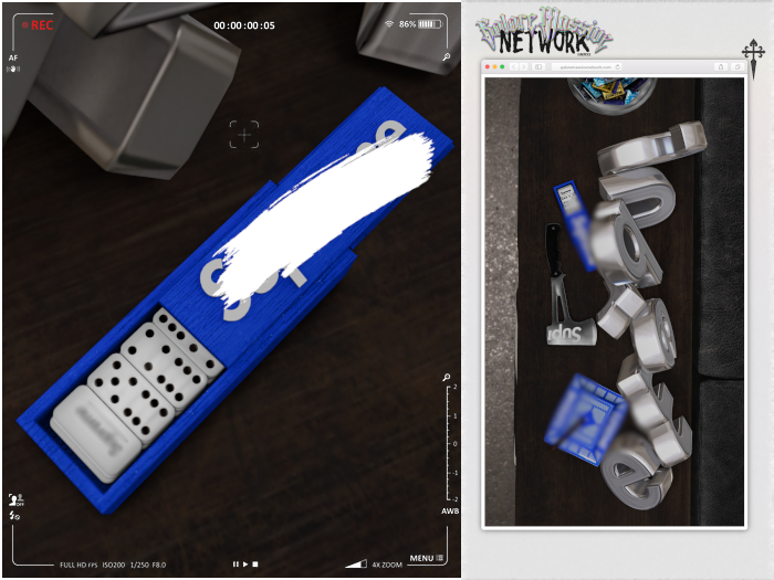 GMN. Sup - Dominoes - Blue