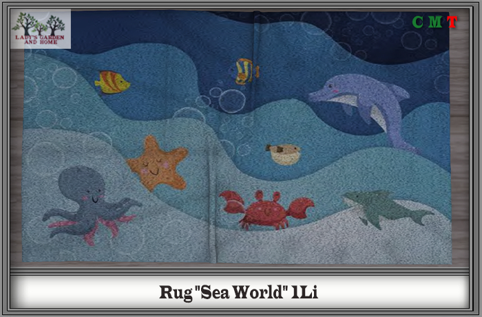 Lady's Garden - Rug "Sea World" 1Li