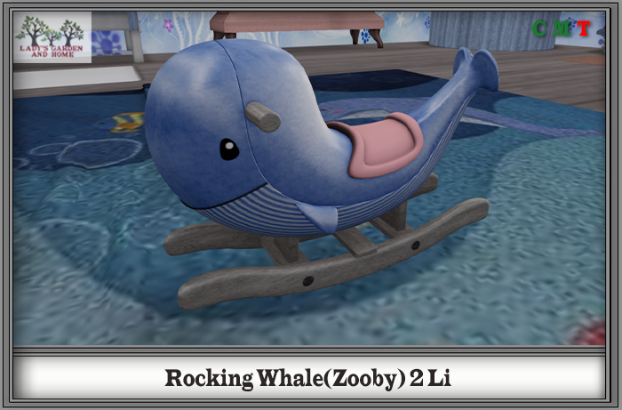 Lady's Garden - Rocking Whale(Zooby) 2 Li