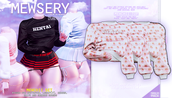 #Mewsery Mewchii Top{Teacat}