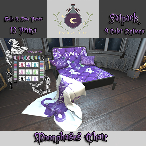 {Enchantress} Moonphase Chair - Fatpack