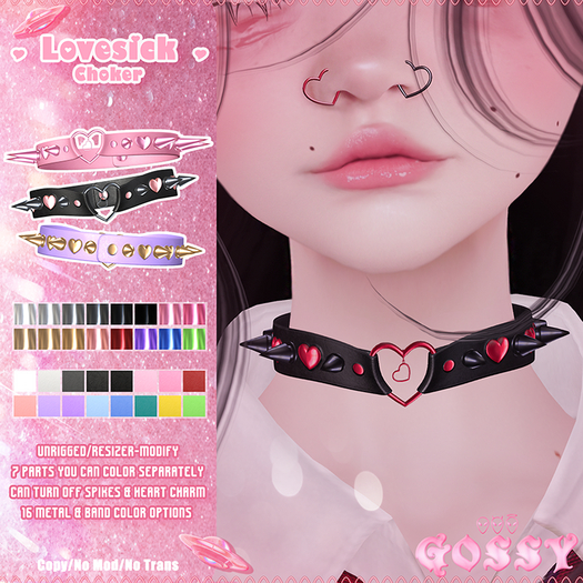 GOSSY~ Lovesick Choker