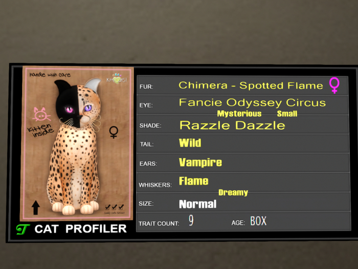 KittyCatS Box - 9T Spotted Flame 49