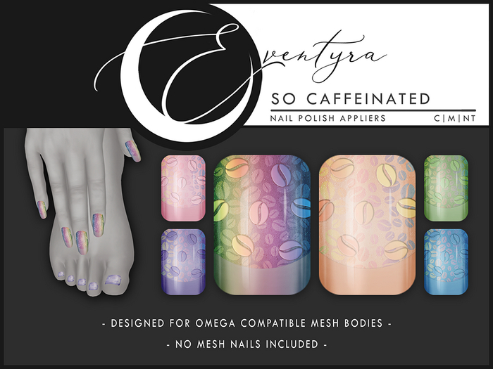 Eventyra - Omega Nail HUD - So Caffeinated 