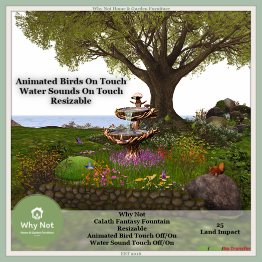 Why Not - Calath Fantasy Fountain-Resizable-Boxed