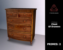 Antique Chest of Drawers: Brown