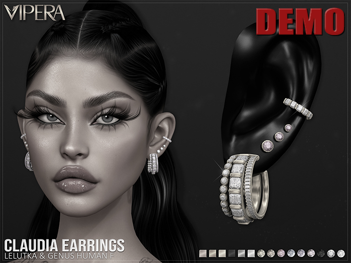 [VIPERA] DEMO Claudia Earrings