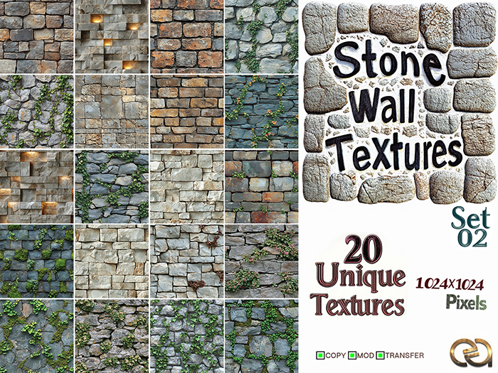 EA Design ♦ Stone Wall Textures - Set 02