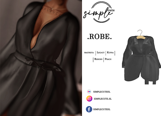 [simpleCUTE]  Robe - Grey  //ADD ME//