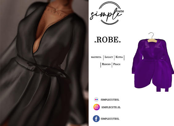 [simpleCUTE]  Robe - Purple  //ADD ME//
