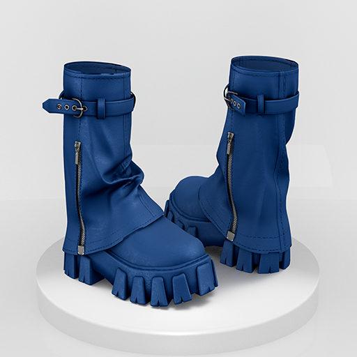 !4AEM - GISELLE BOOTS (BLUE ) 