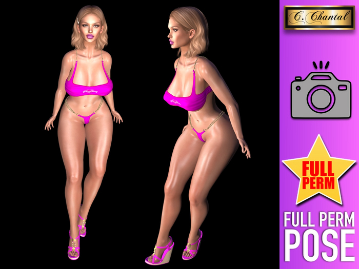C.CHANTAL Full Perm Pose #FPP-084 Photo Model