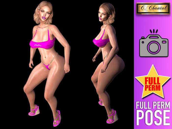 C.CHANTAL Full Perm Pose #FPP-100 Photo Model