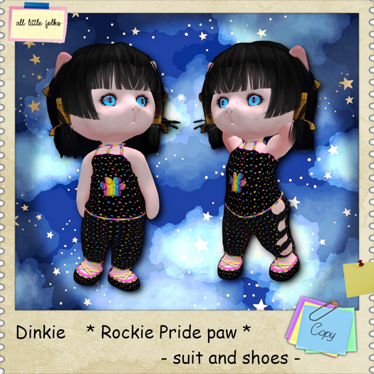 Dinkie * rockie pride paw