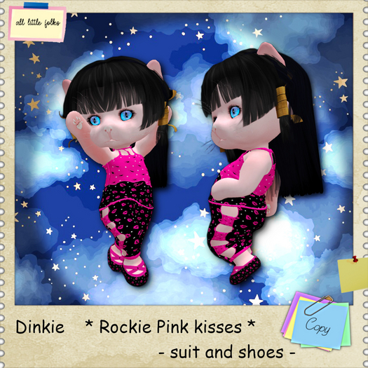Dinkie *  rockie pink kisses