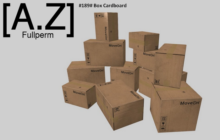 #189# Box Cardboard #