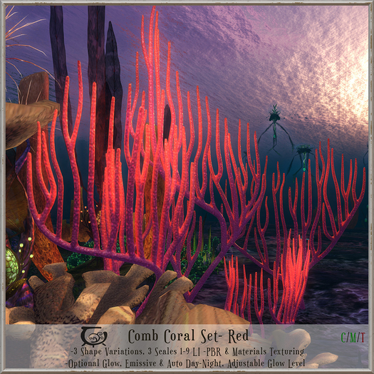 [CC] Comb Coral- Red